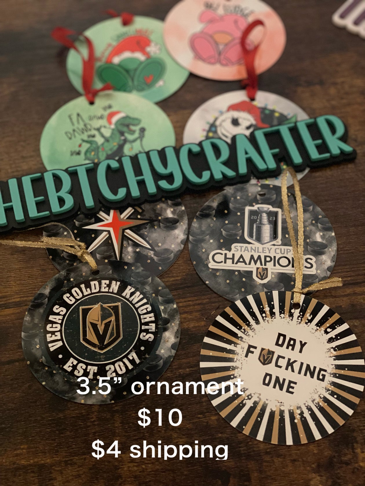 3.5” Christmas ornament