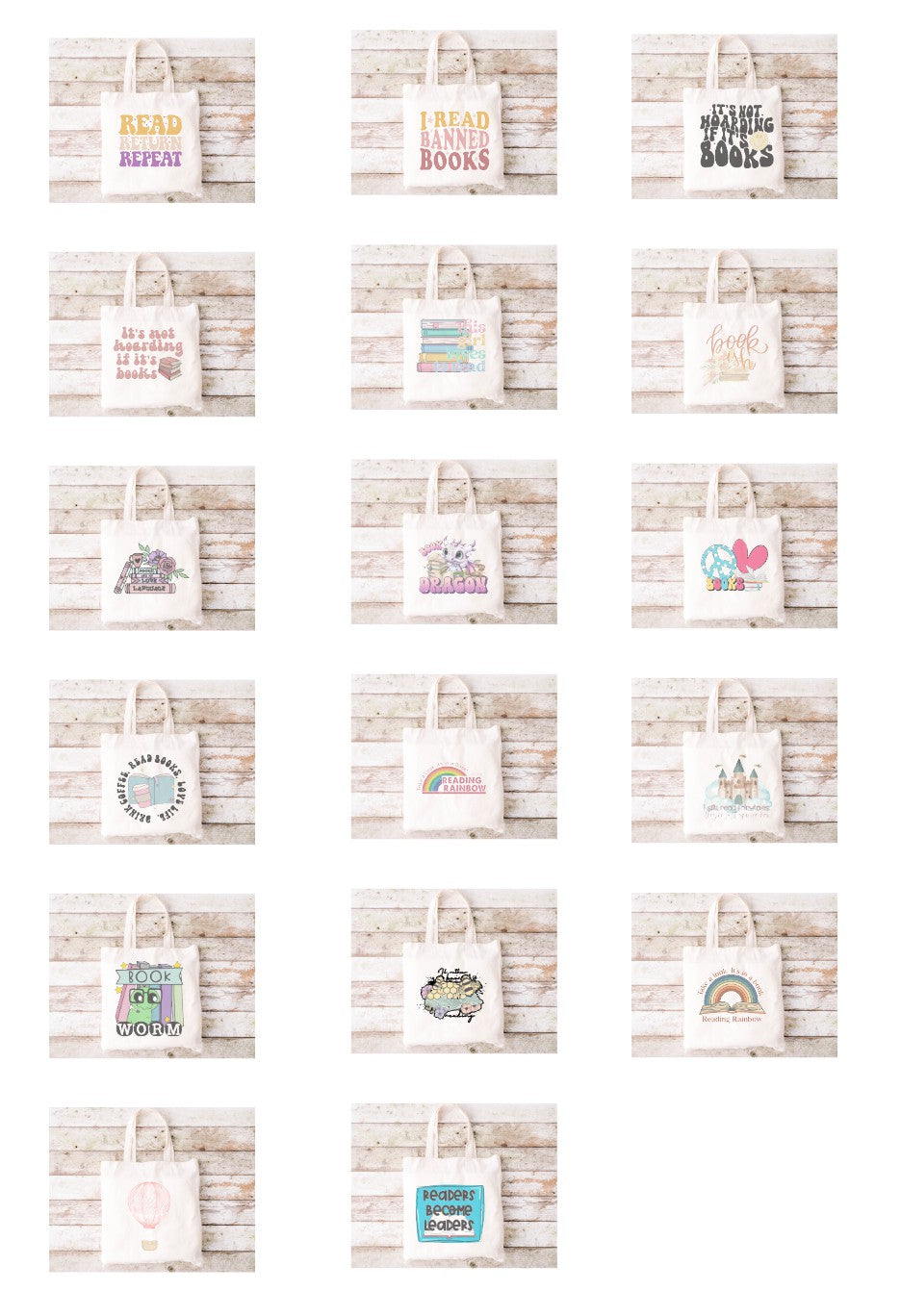 Library Book Tote bag