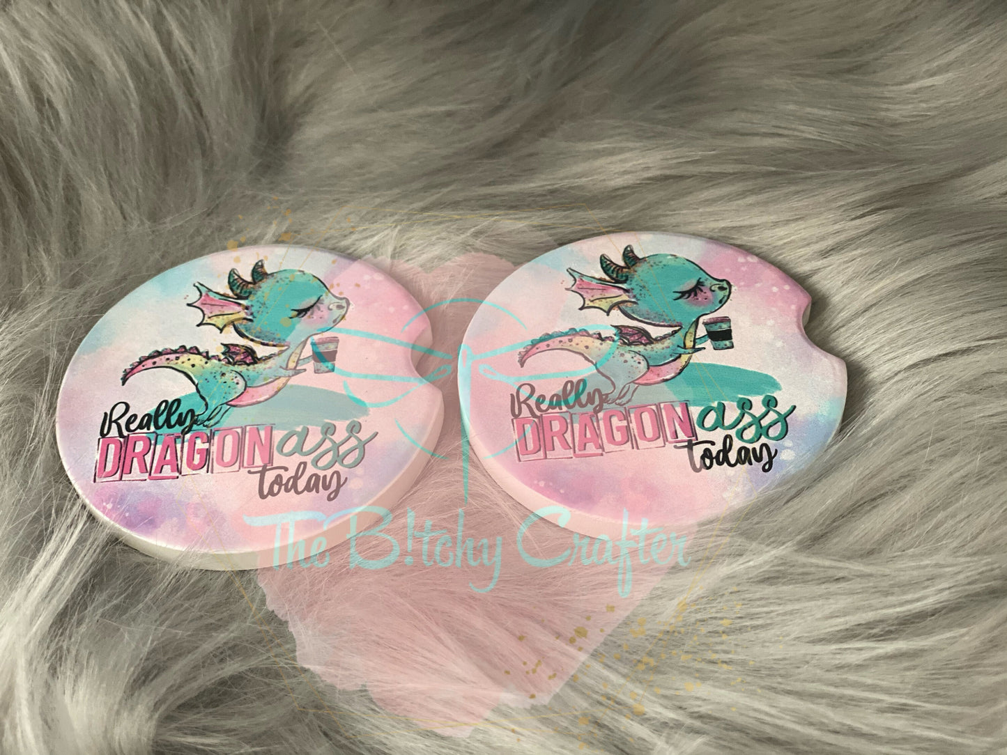 Custom Sandstone Coasters | Car Coasters | Customizable |