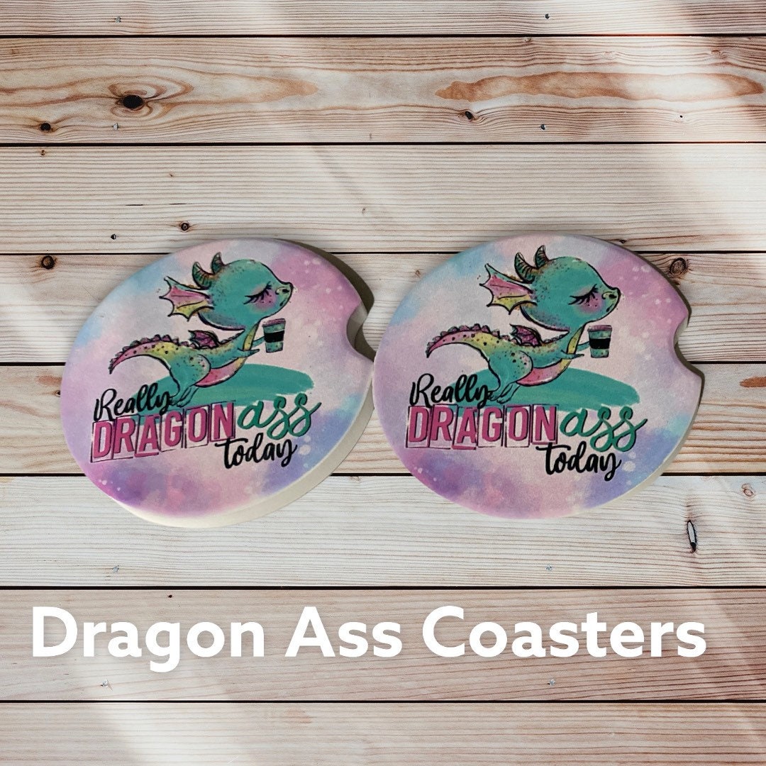 Sandstone Car coasters (2.5”) (set of 2)