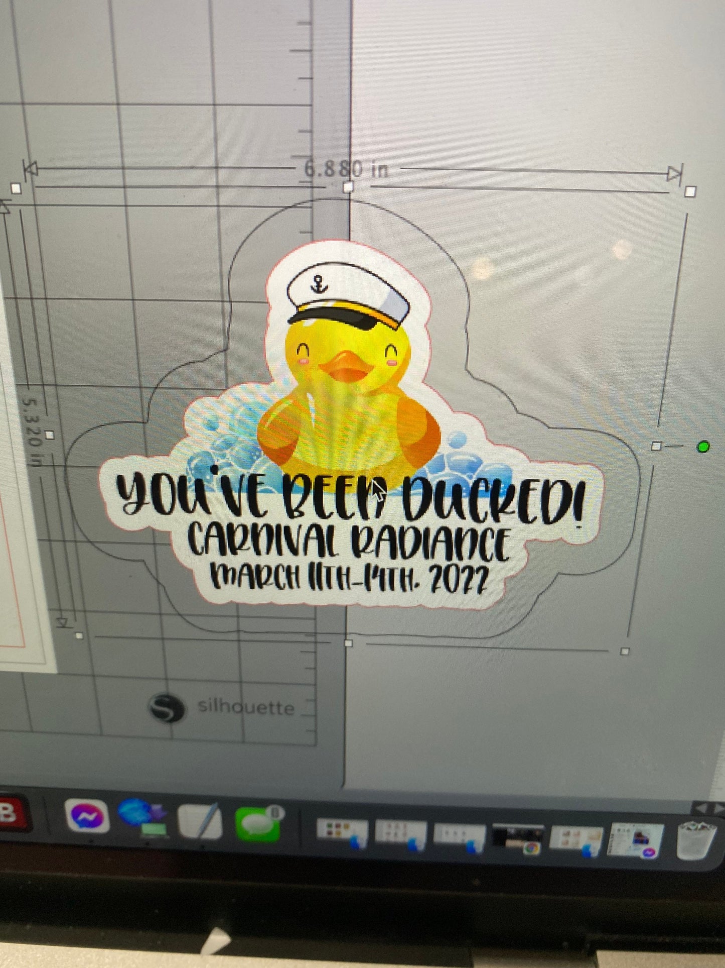 Cruise Duck personalized stickers | You’ve been Ducked | Personalized with cruise ship names and dates | carnival | Norwegian cruise lines |