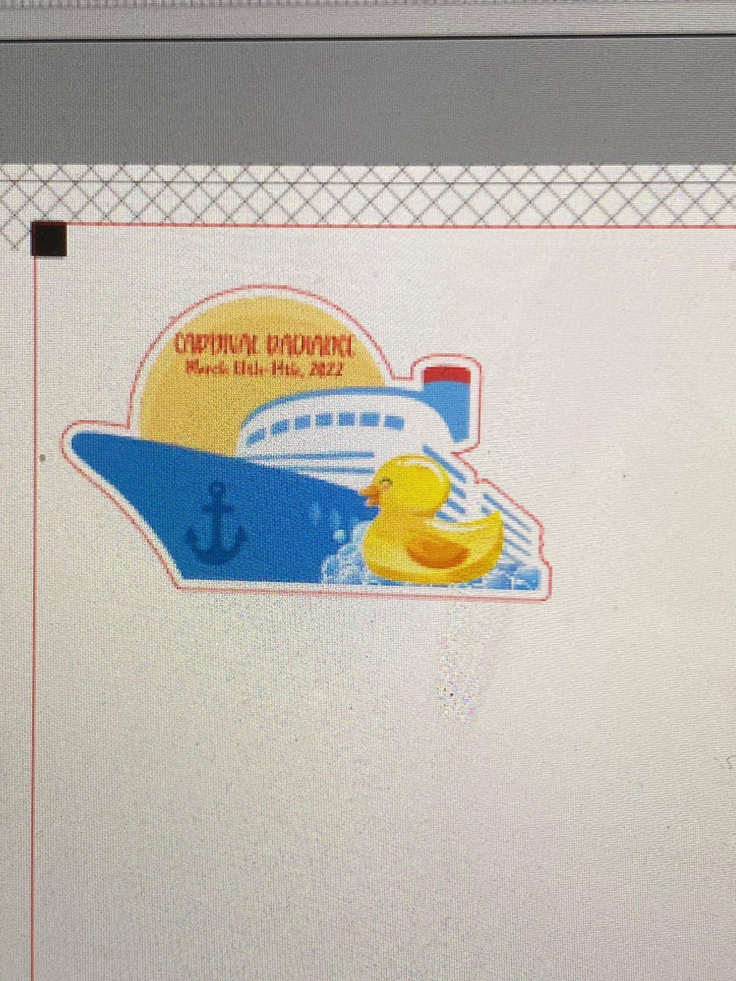 Cruise Duck personalized stickers | You’ve been Ducked | Personalized with cruise ship names and dates | carnival | Norwegian cruise lines |