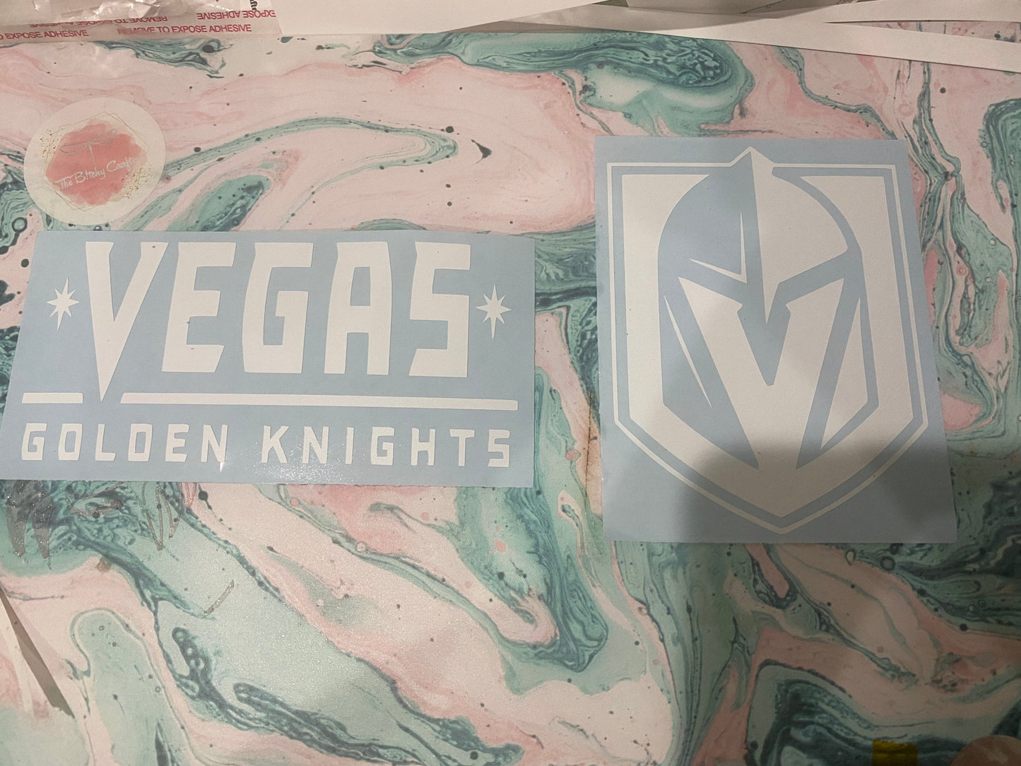 VGK car decal, car window decal, permanent vinyl decal, weatherproof decal, waterproof decal, water bottle decal, laptops, phone case decal