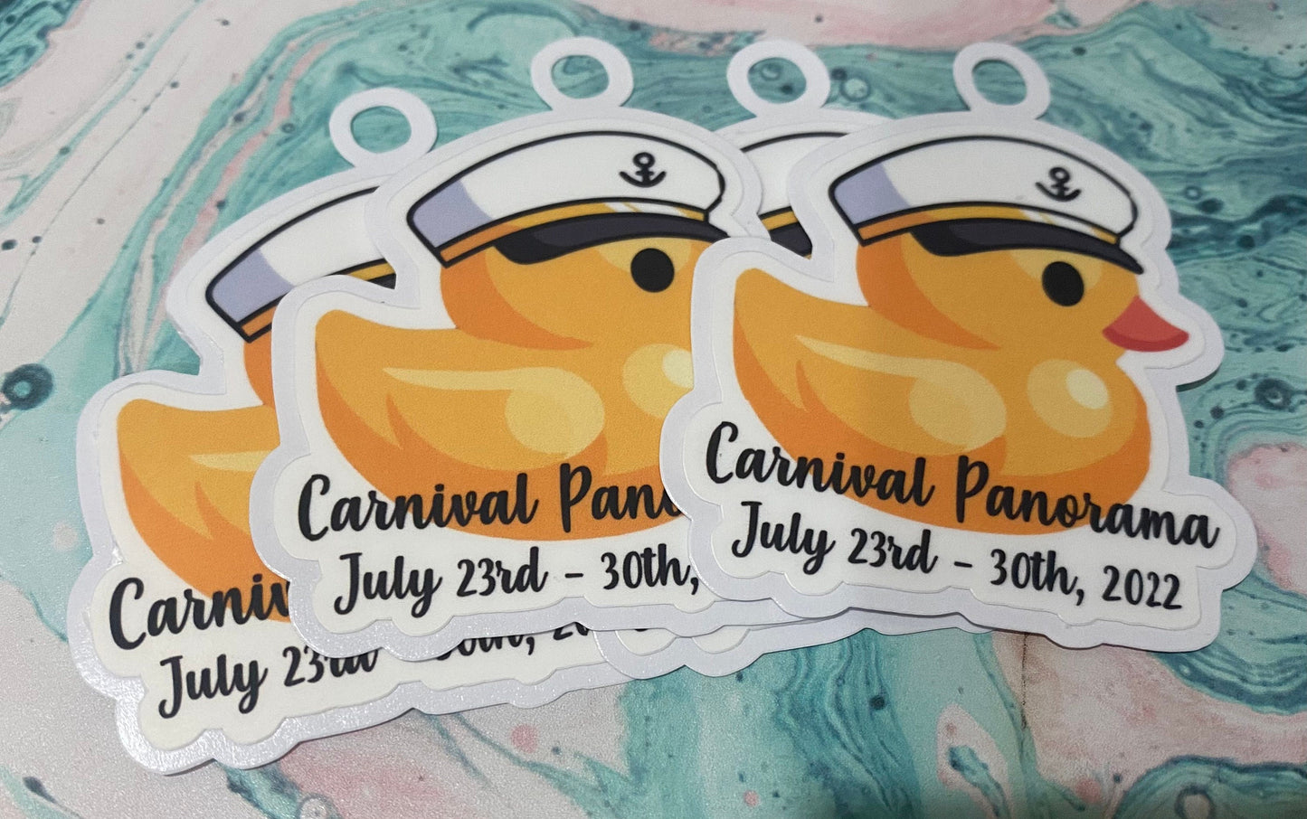 Cruise Duck personalized stickers | You’ve been Ducked | Personalized with cruise ship names and dates | carnival | Norwegian cruise lines |
