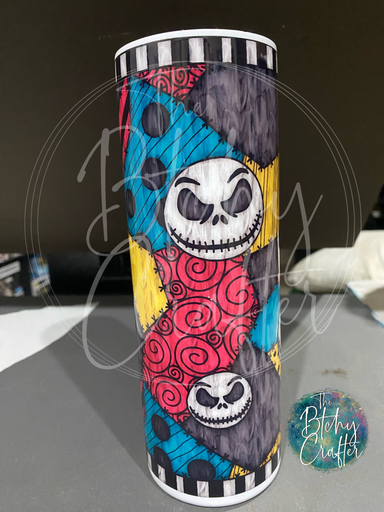 Stained glass Nightmare Tumbler