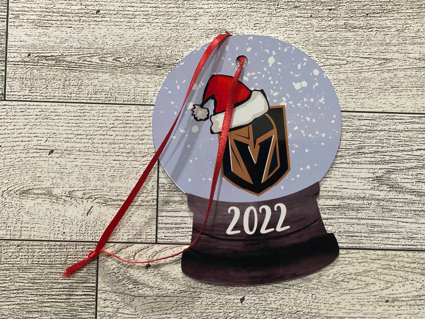 Double Sided Aluminum Ornament , Aces, Knights, Las Vegas, Custom Ornaments, Ornaments with your pictures, Customized Christmas Ornament