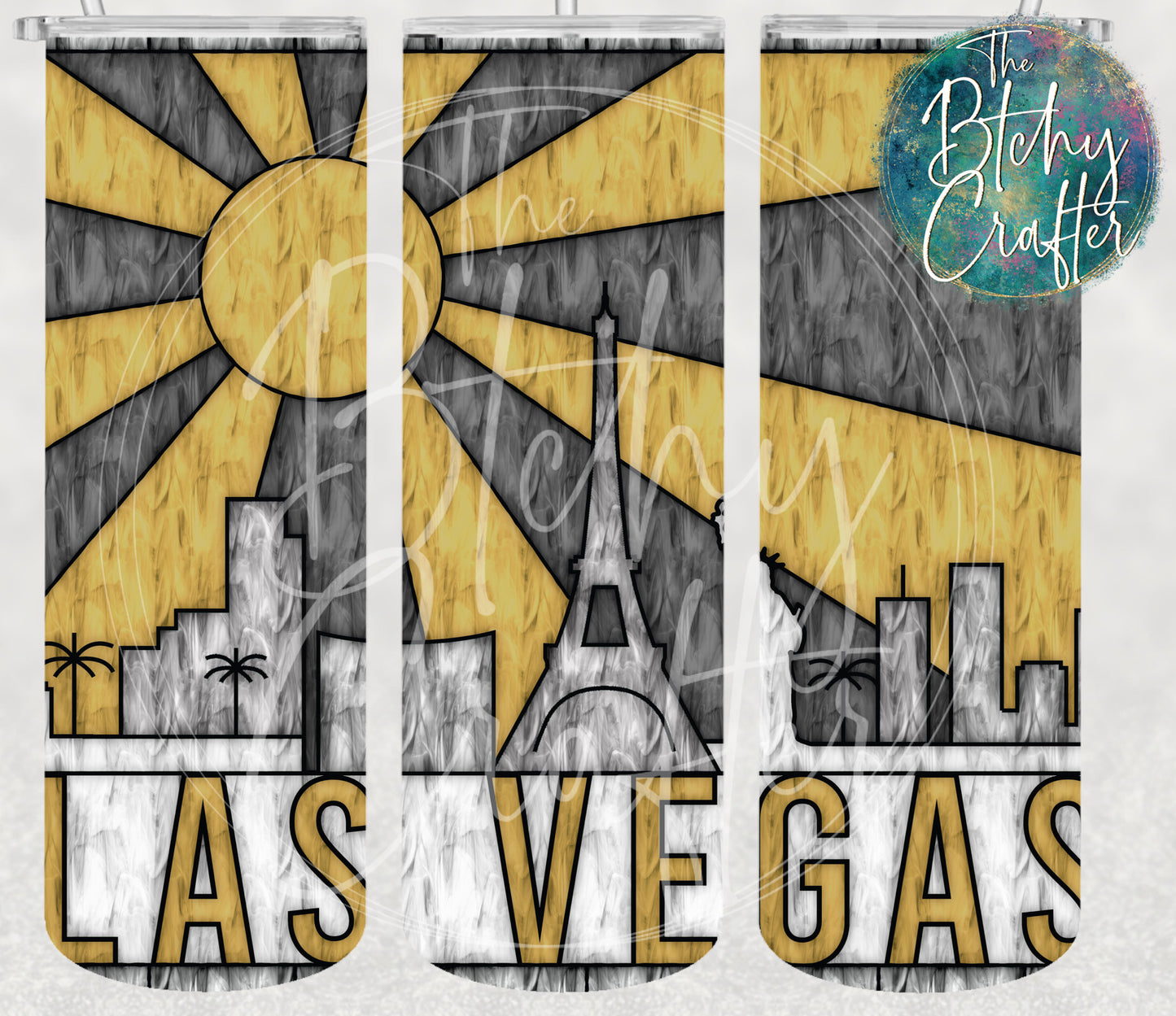Las Vegas “Stained Glass” Tumbler