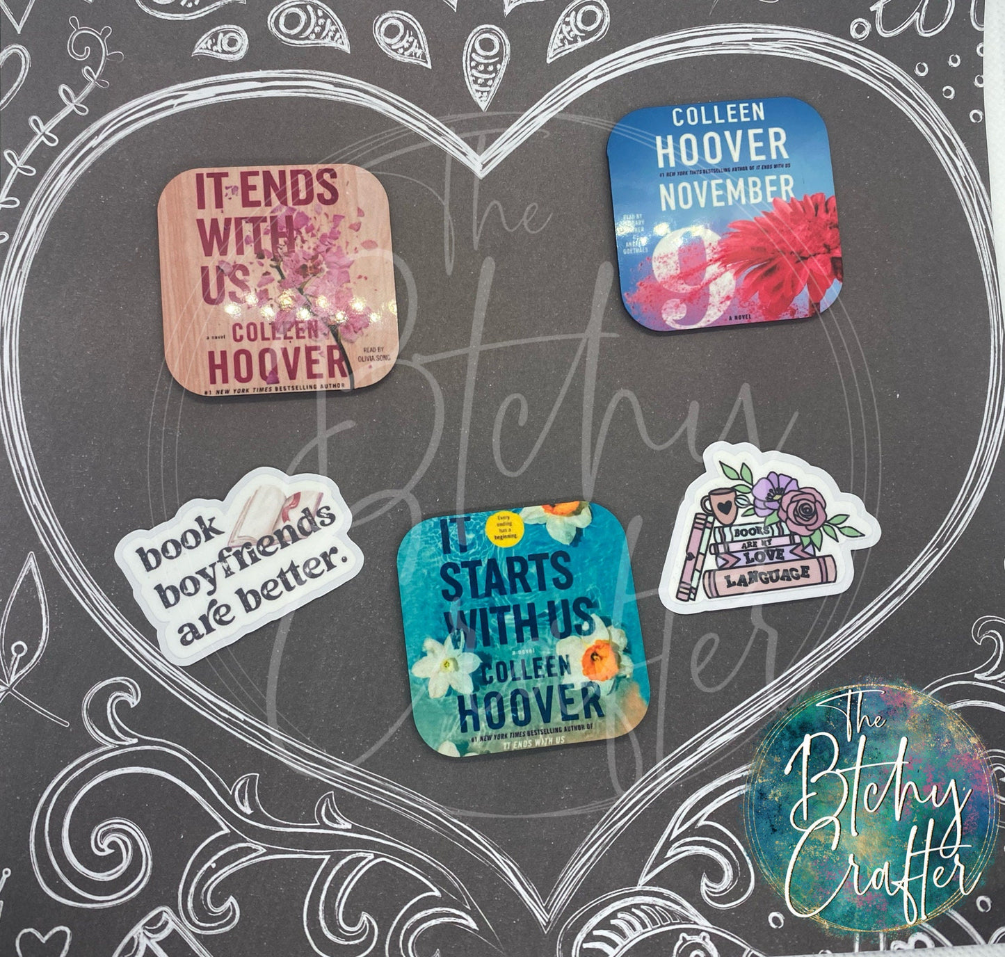 Fridge Magnets , Book Tok, Colleen Hoover, It Starts With Us, It ends with us, November 9
