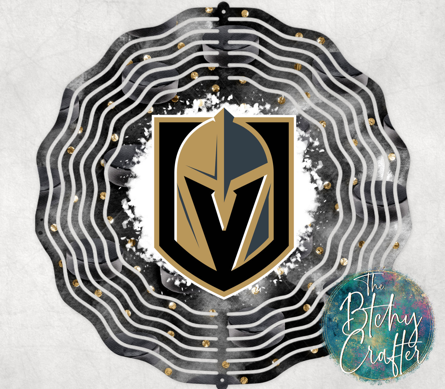 Wind Spinner , back yard decoration , garden decoration , golden knights , Vegas , Vegas golden knights, Dodgers , raiders